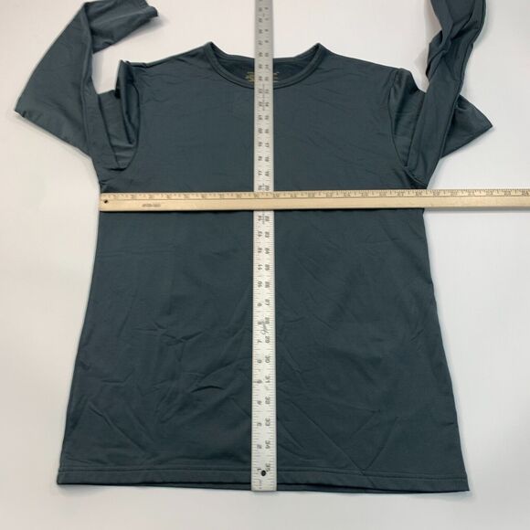 Thermajohn Shirt Mens L Large Gray Soft Lining Long Sleeve Base Layer Sleepshirt - Picture 4 of 9